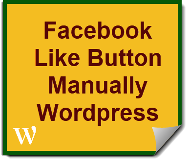 Add facebook like button wordpress